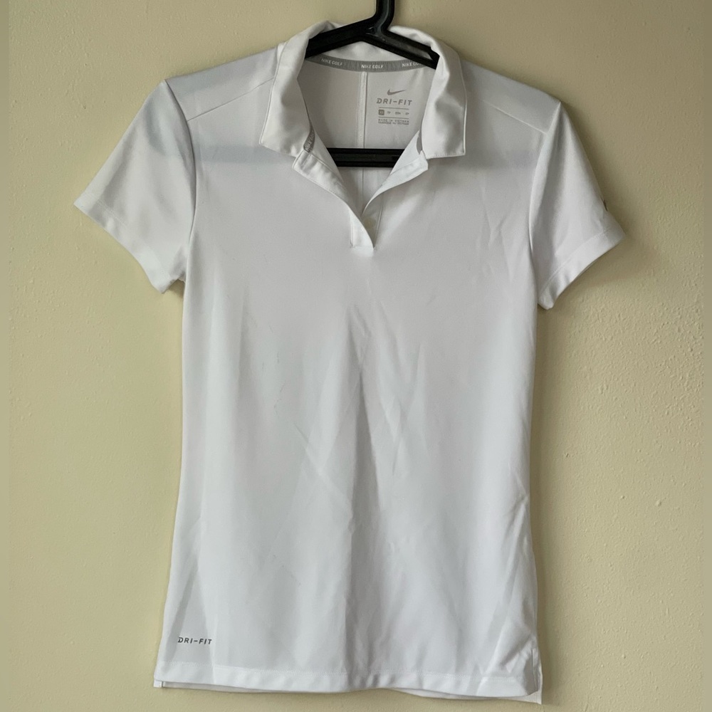 Nike Golf Women's White Dri-Fit Polo